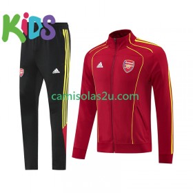 Arsenal Criança Casaco de Treino Conjunto Vermelho 2025/26